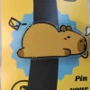 Slumbering Capybara Acrylic Pin