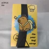 Shy Capybara with Bagpack Acrylic Pin