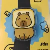 Toast Capybara Acrylic Pin