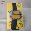 Stacking Two Capybaras Acrylic Pin