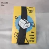Mysterious Cat In a Box Enamel Pin