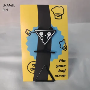 Enamel-Pin-75 Black Cat in a Glass Enamel Pin