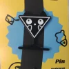 Black Cat in a Glass Enamel Pin