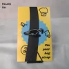 Liquid State Black Cat in a Bottle Enamel Pin