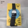 Jar Black Cat with Paw Enamel Pin