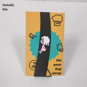 Cute Couple Girl Enamel Pin