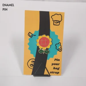 Cartoony Sunflower Enamel Pin