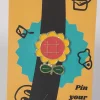Cartoony Sunflower Enamel Pin