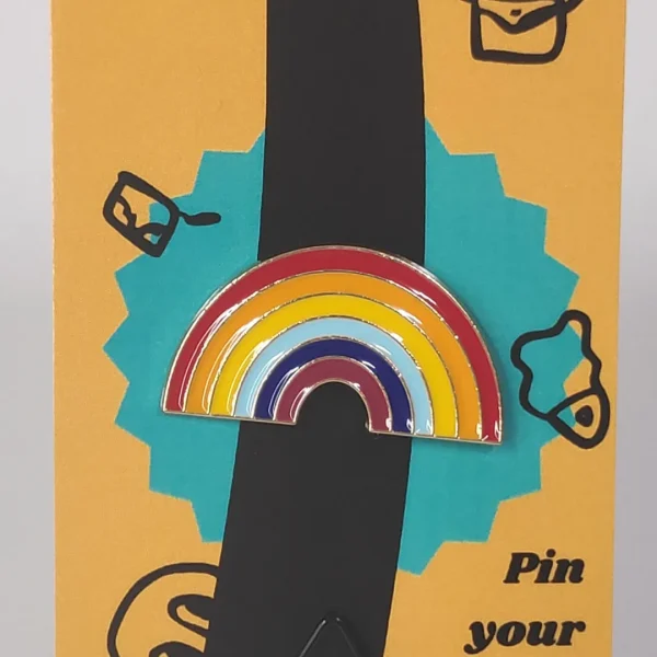 Colourful Rainbow Enamel Pin