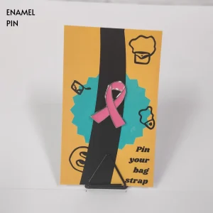 Pink Ribbon Enamel Pin