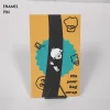 Cute Couple Boy Enamel Pin