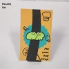 Happy Green Frogs Enamel Pin