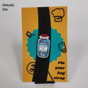 Enamel-Pin-231 Made of Magic Mushroom Bottle Enamel Pin
