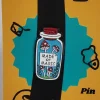 Enamel-Pin-232 Made of Magic Mushroom Bottle Enamel Pin
