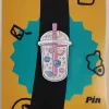 Spacey Boba Tea Enamel Pin