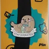 Stay Hydrated Seal Enamel Pin