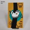 Whatever White Cat Enamel Pin