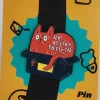 No Desire to Fit In Orange Cat Enamel Pin