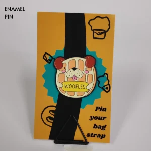 Woofles Enamel Pin