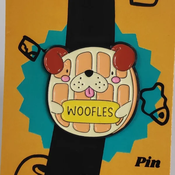 Woofles Enamel Pin