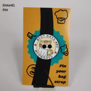 Cool Best Days Are Meowdays Enamel Pin