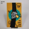 Less People More Cat Enamel Pin
