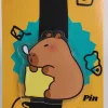 Slumbering Capybara Acrylic Pin