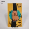 Shy Capybara Acrylic Pin