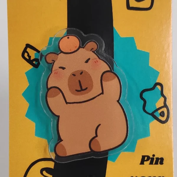 Chubby Capybara Acrylic Pin