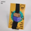 Blue Fruit Capy Acrylic Pin