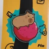 Lychee Capy Acrylic Pin