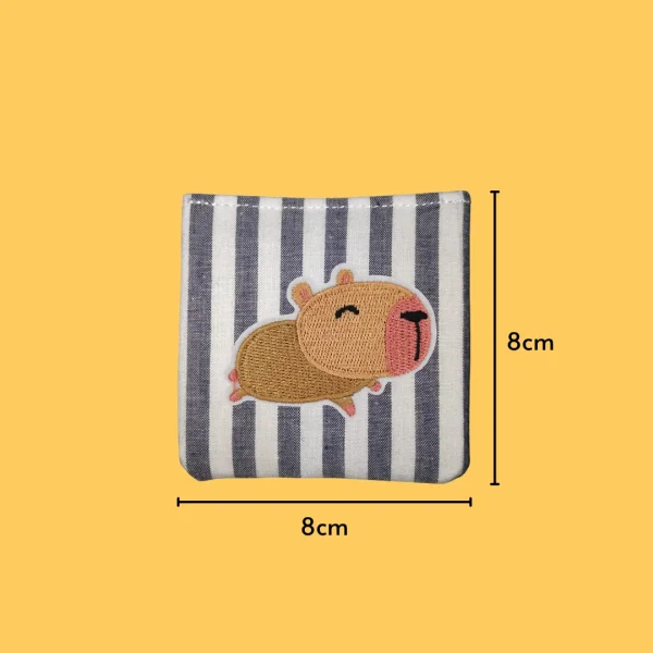 Iron-On-Patch-1260 Jolly Capybara Iron-on Embroidery