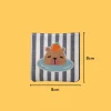 Capybara with Orange in Water Iron-on Embroidery
