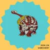 Spikey Ankylosaurus Iron-on Embroidery