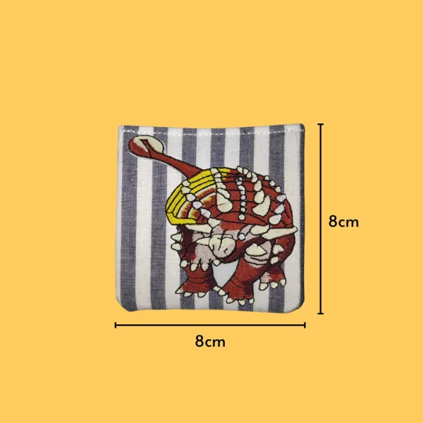 Spikey Ankylosaurus Iron-on Embroidery