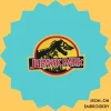 Jurassic Park Iron-on Embroidery