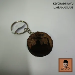 Keychain Kayu Limpanas Laki - JHS Craft