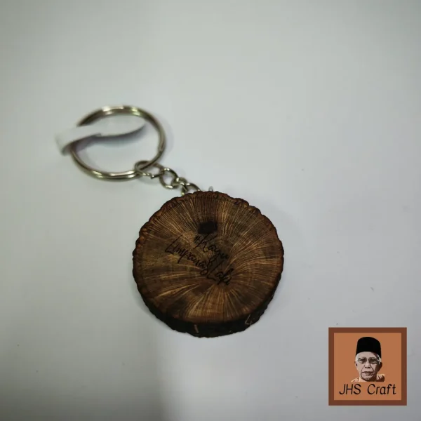 Keychain Kayu Limpanas Laki - JHS Craft