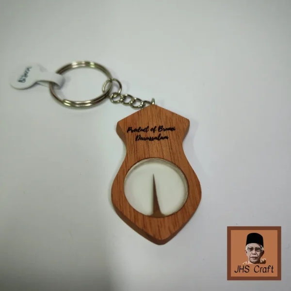 Keychain Kayu dan Duri Bidara - JHS Craft
