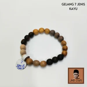 Bracelet (S) 7 Jenis Kayu - JHS Craft