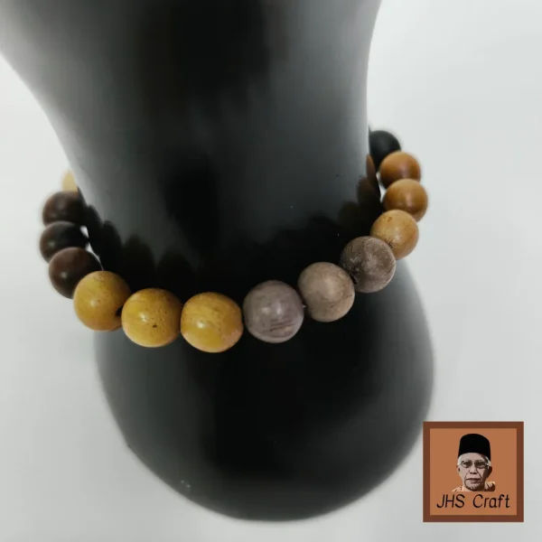 Bracelet (S) 7 Jenis Kayu - JHS Craft