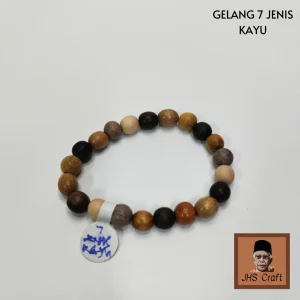 Bracelet (S) 7 Jenis Kayu - JHS Craft