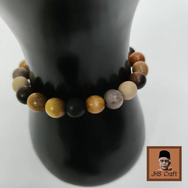 Bracelet (S) 7 Jenis Kayu - JHS Craft