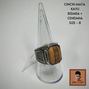 Cincin Mata Kayu Bidara + Cendana - JHS Craft