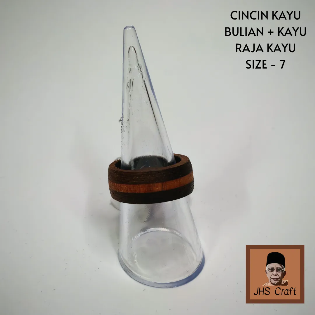 Cincin Kayu Bulian + Raja Kayu - JHS Craft | [New] Aleaf Apparel Store