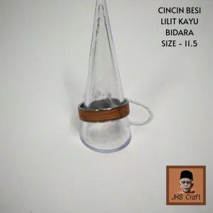 Cincin Besi Lilit Kayu Bidara - JHS Craft