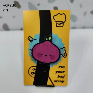 Enamel-Pin-359 Cute Onion Acrylic Pin