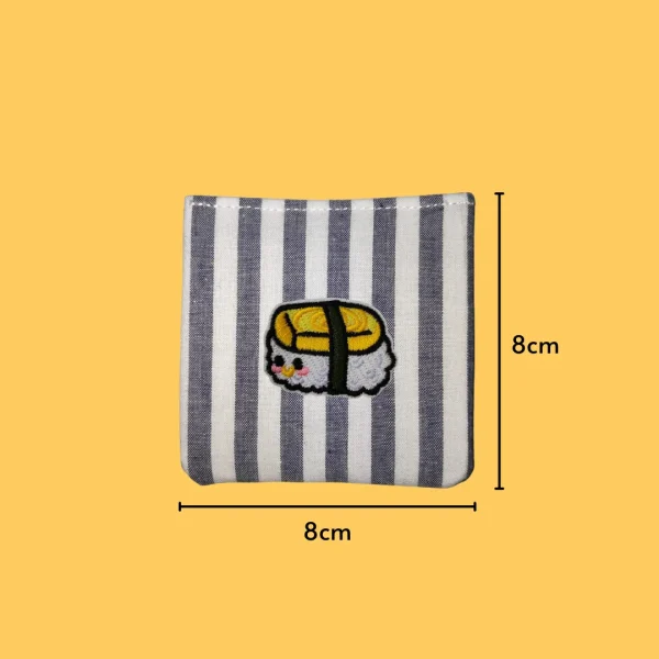 Cute Tamago Nigiri Iron-on Embroidery