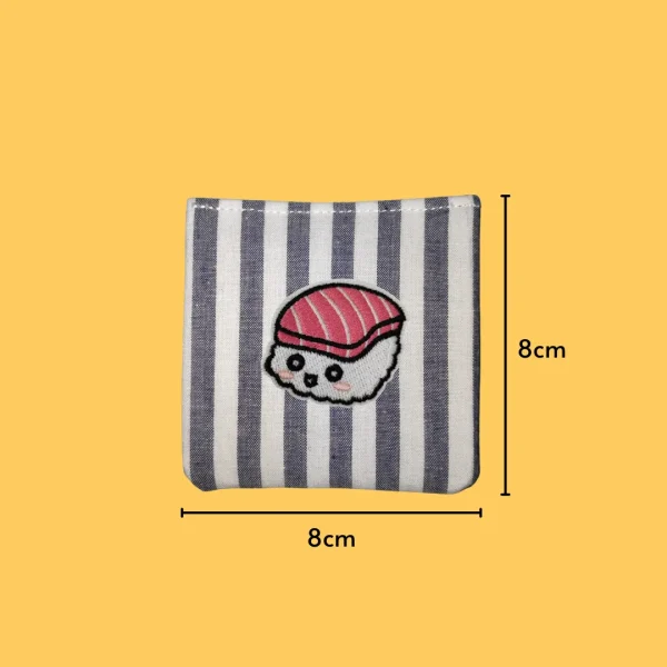 Blushing Tuna Nigiri Iron-on Embroidery