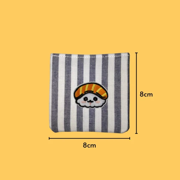 Adorable Salmon Nigiri Iron-on Embroidery